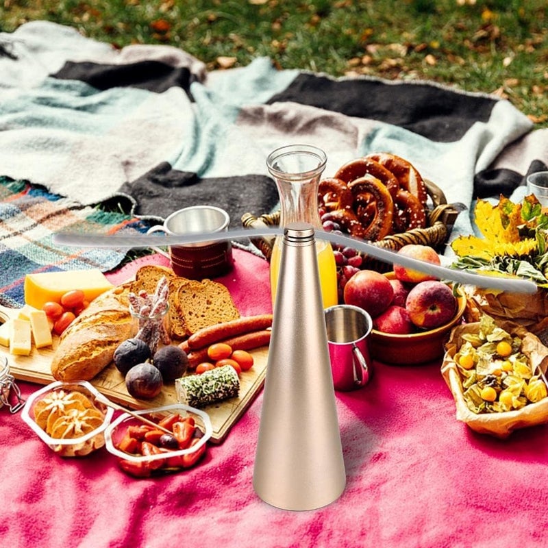 PIAOPIAONIU 3 PCS Fly Fan for Table Picnic Fly Fan Outdoor Food Fans for Indoor Outside Meal Table Fly Fan for Restaurant,Home Party - Image 5